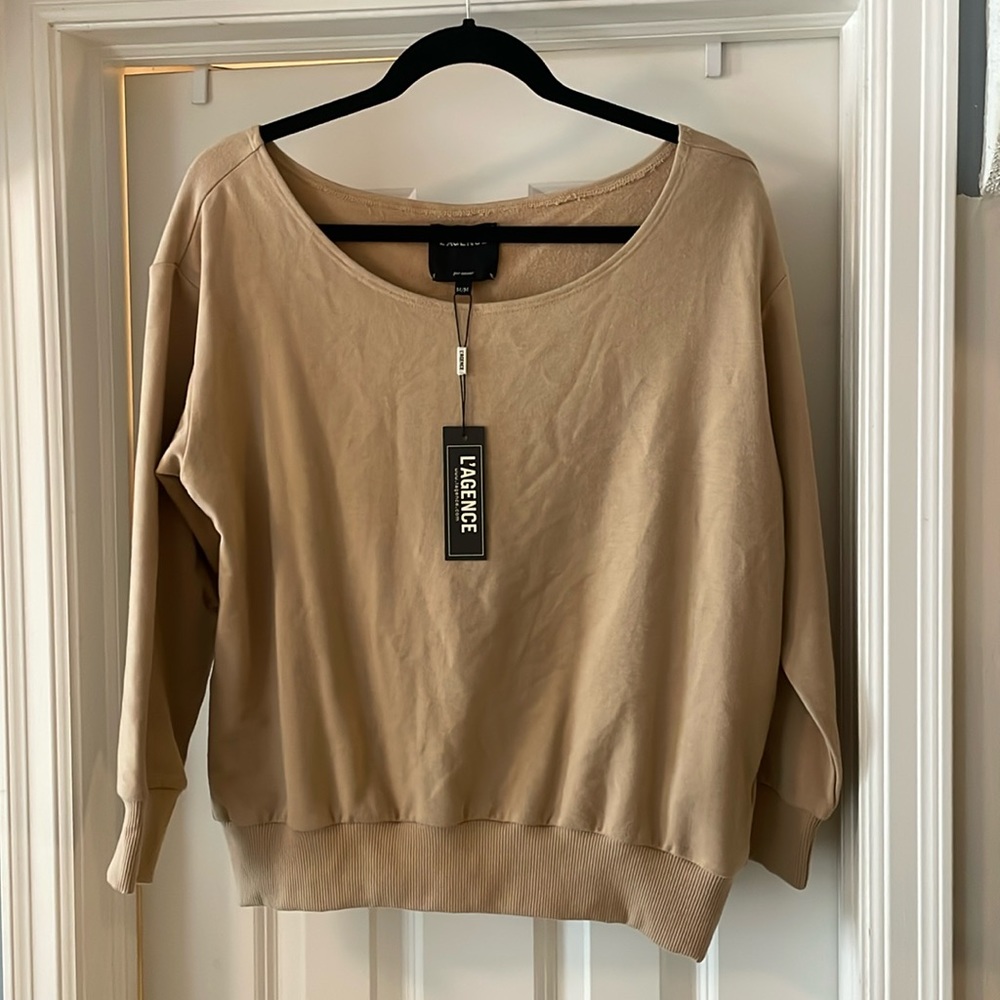 NWT L’AGENCE Boat Neck Sweater | Women’s Size Medium